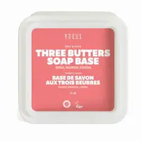 Skin Said Yes Three Butters Soap Base 5 lb tub with finished bars