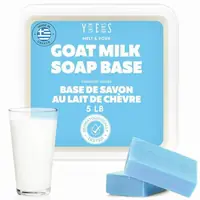 Skin Said Yes Goat Milk Soap Base 5 lb tub with finished bars