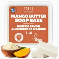 Skin Said Yes Mango Butter Soap Base 5 lb tub with finished bars