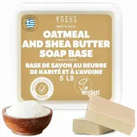 Skin Said Yes Oatmeal & Shea Butter Soap Base 5 lb tub with finished bars