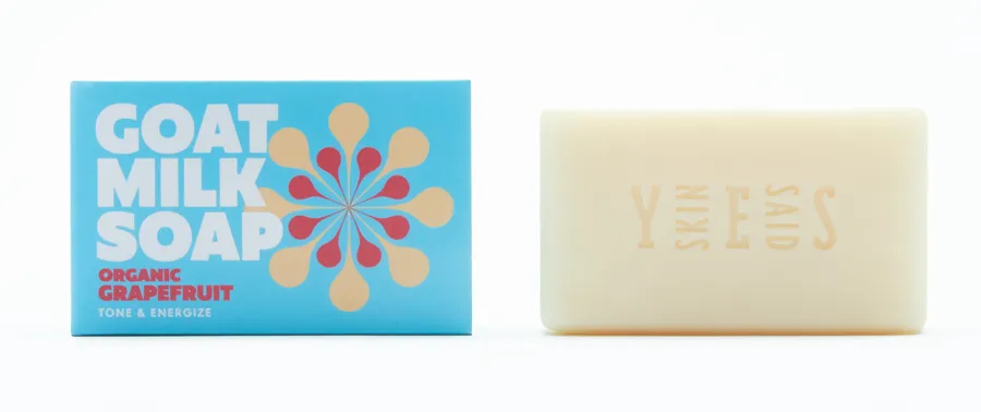 Organic Grapefruit goat milk soap box and bar